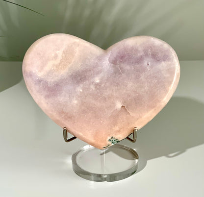 Pink Amethyst Heart