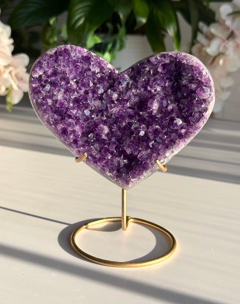 Uruguay Amethyst Heart – Peace & Protection