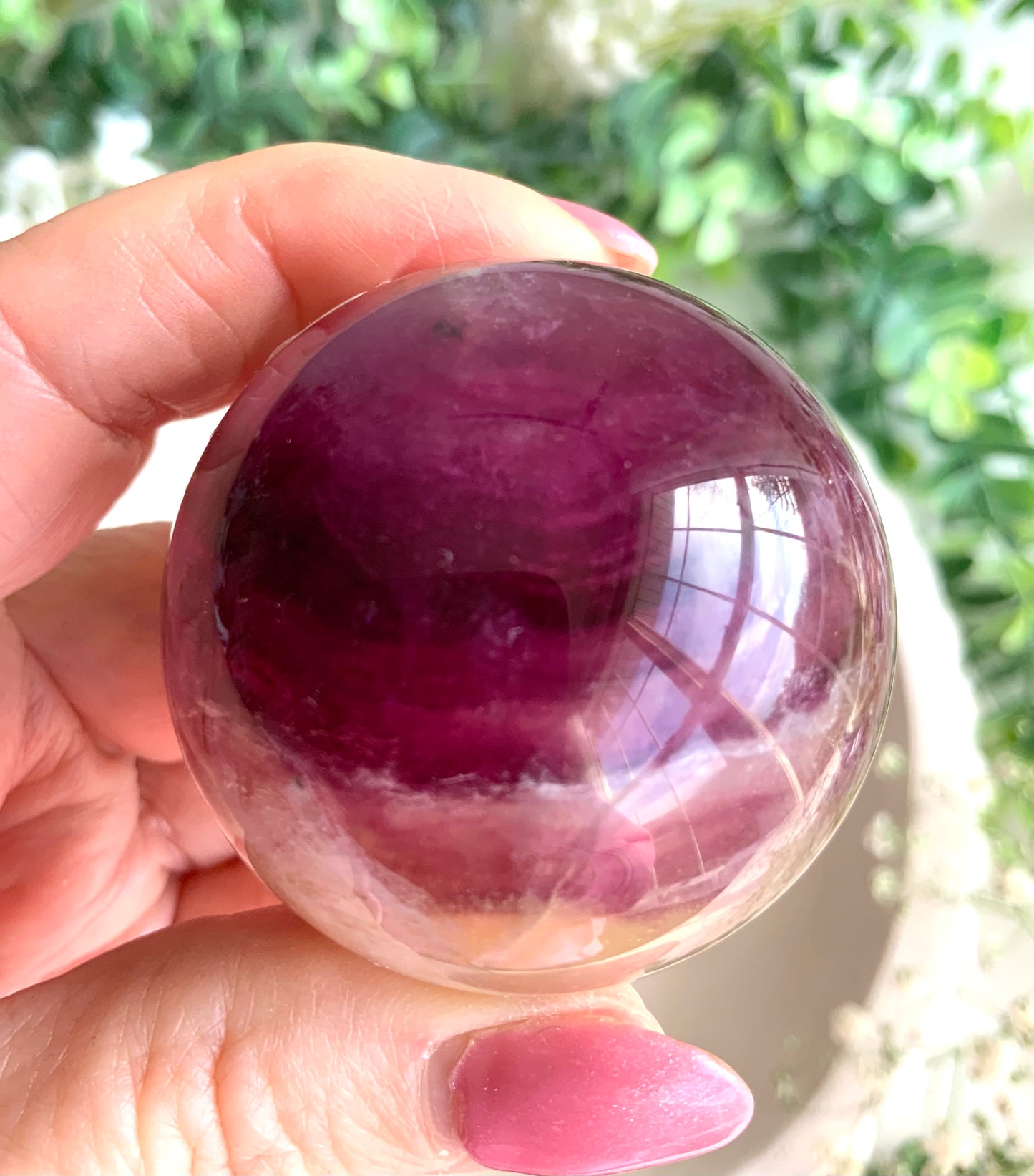 Flourite sphere