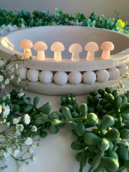 Rose Quartz mushroom