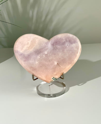 Pink Amethyst Heart