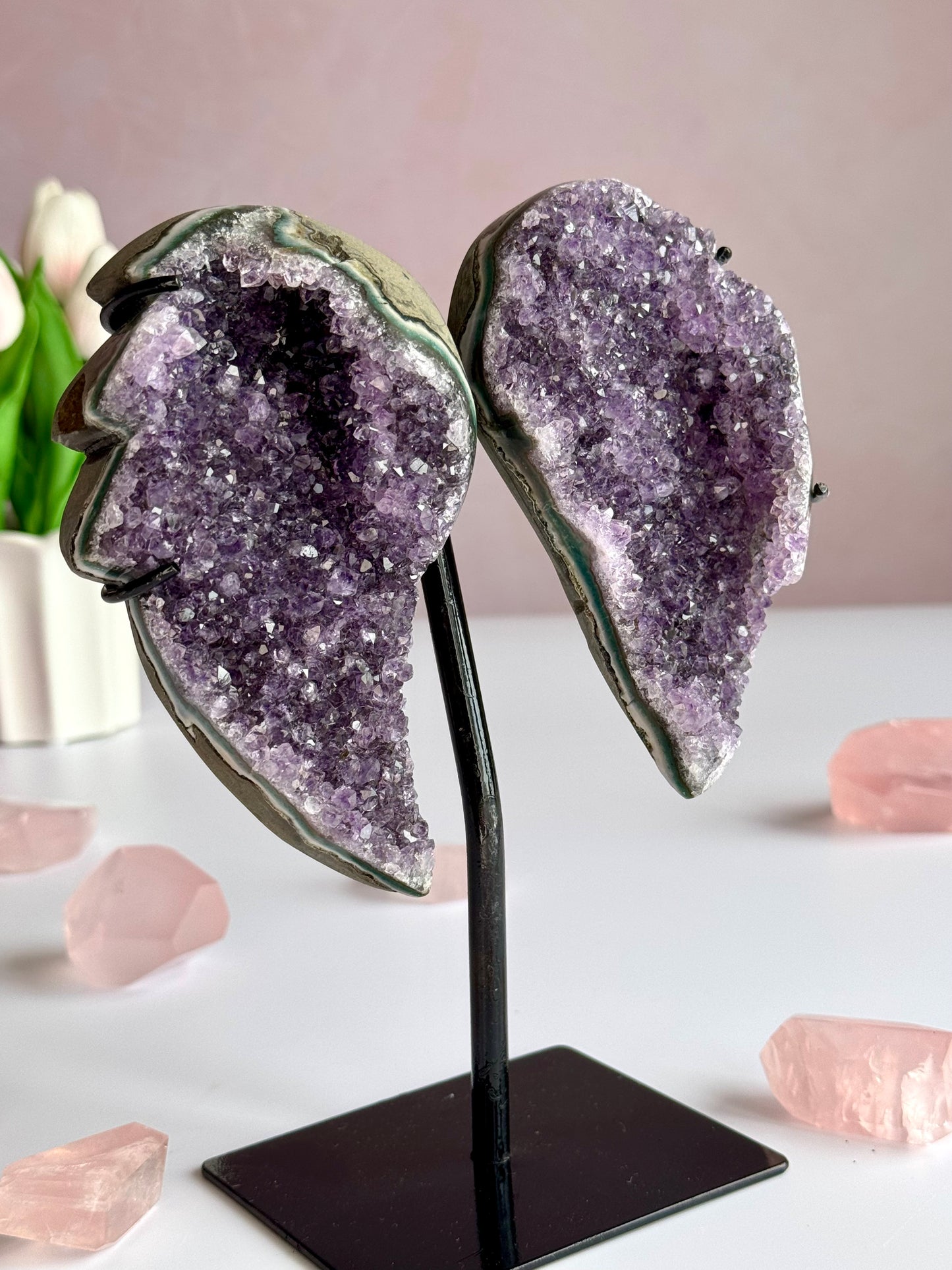 Amethyst Angel Wings