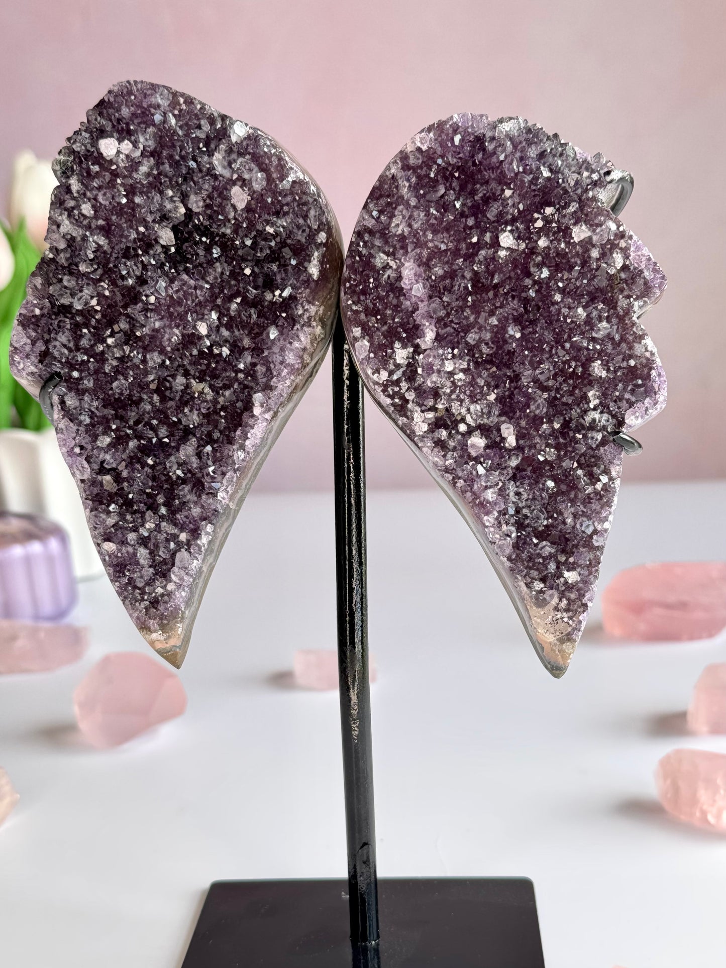 Amethyst Angel Wings