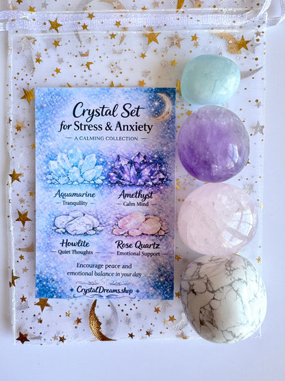 Stress & Anxiety Crystal Tumble Gift Set