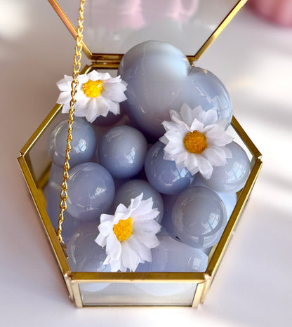 Blue Chalcedony Sphere | Peace & Calm Crystal