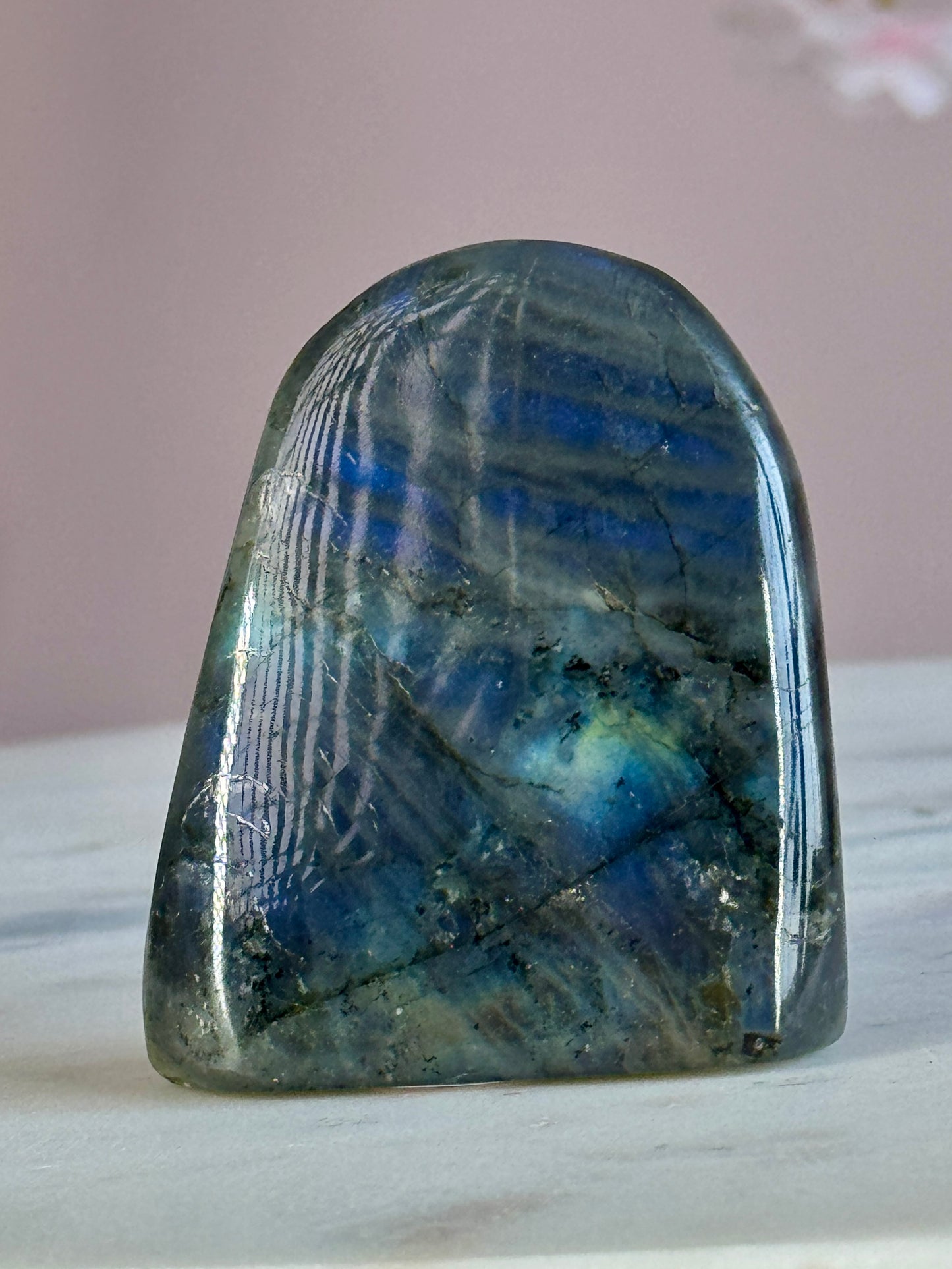 Labradorite Free-form | Deep Blue Flash