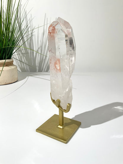 Pink Lemurian Quartz Point