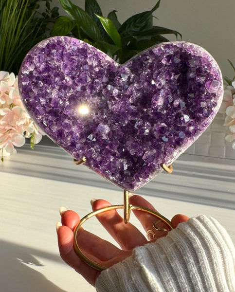 Uruguay Amethyst Heart – Peace & Protection