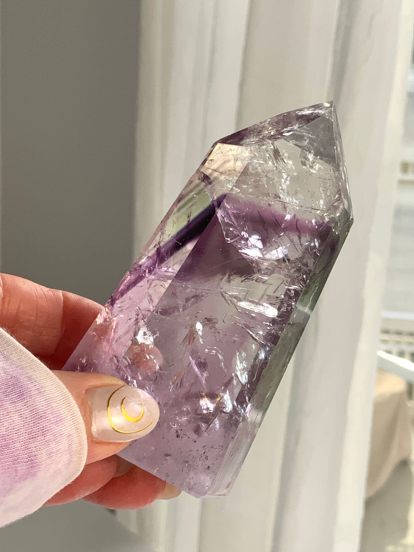 Beautiful Phantom Amethyst Quartz Crystal