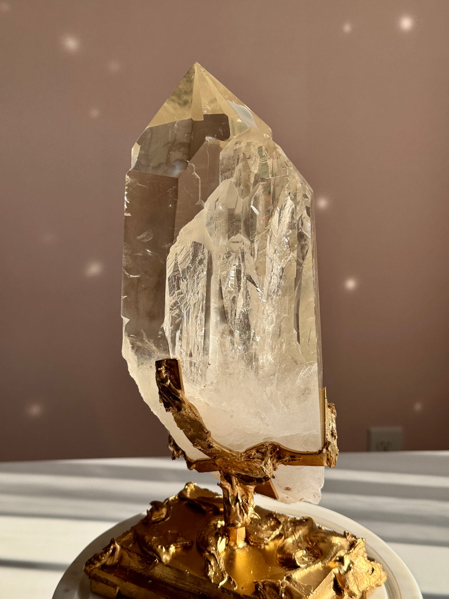 Rare Triple Cathedral Light Citrine from Bahia, Brazil Collector Quality • Exceptional Clarity • One-of-a-Kind