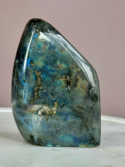 Labradorite Freeform with Brilliant Rainbow Flash (B)