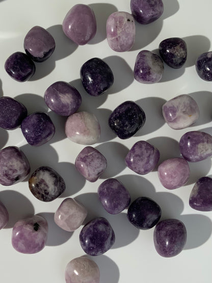 Lepidolite Tumbles