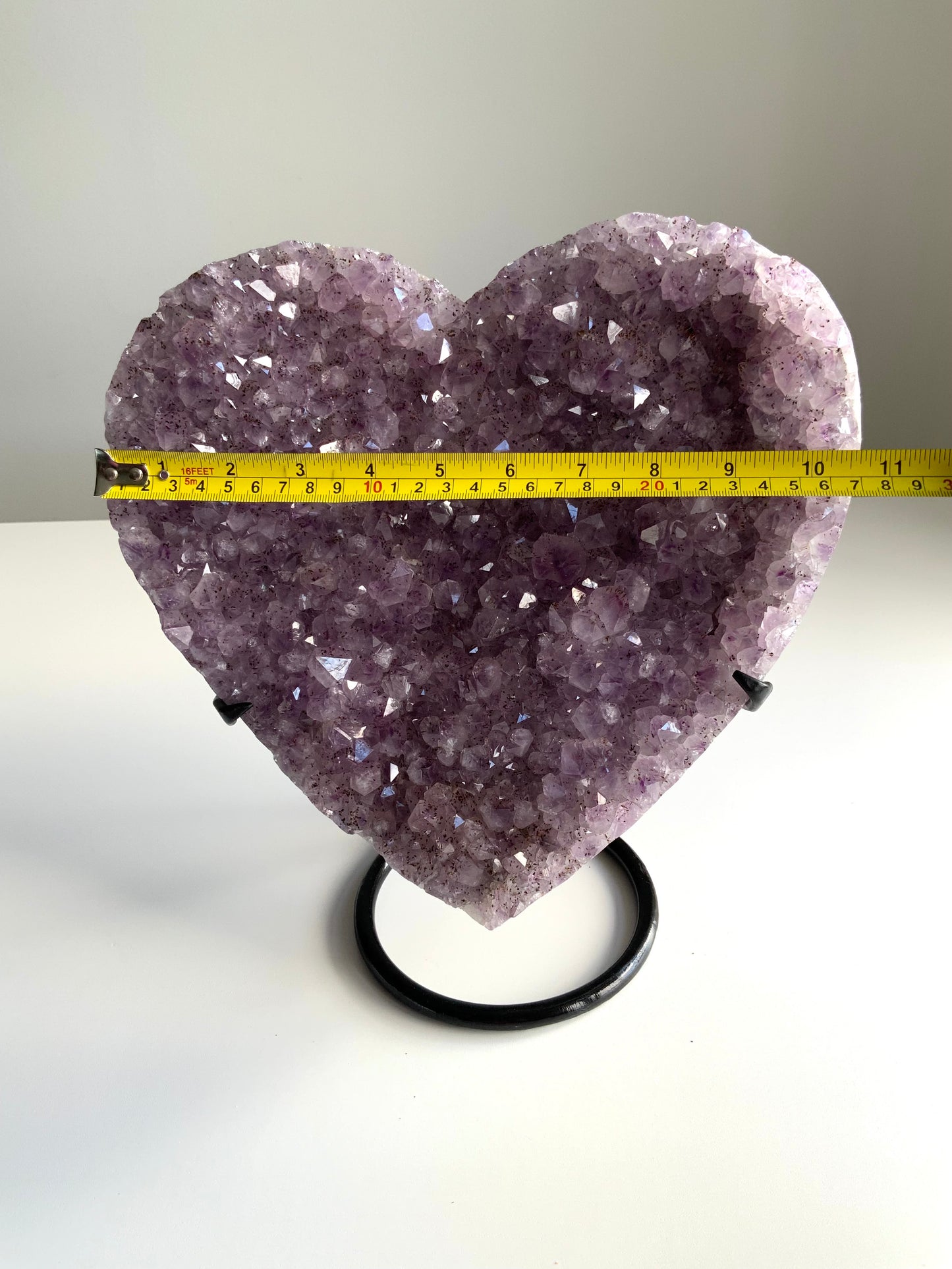Large  Amethyst Druzy Heart  — Statement Piece 💜