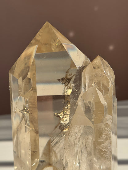 Rare Triple Cathedral Light Citrine from Bahia, Brazil Collector Quality • Exceptional Clarity • One-of-a-Kind