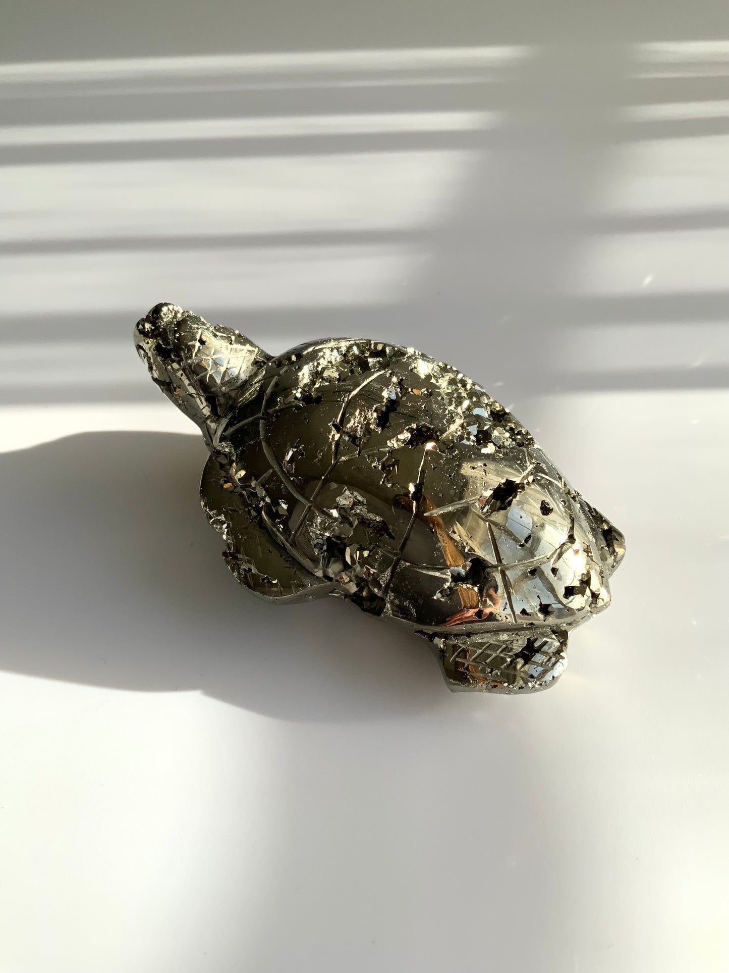 Pyrite Turtle – Abundance • Protection • Strength