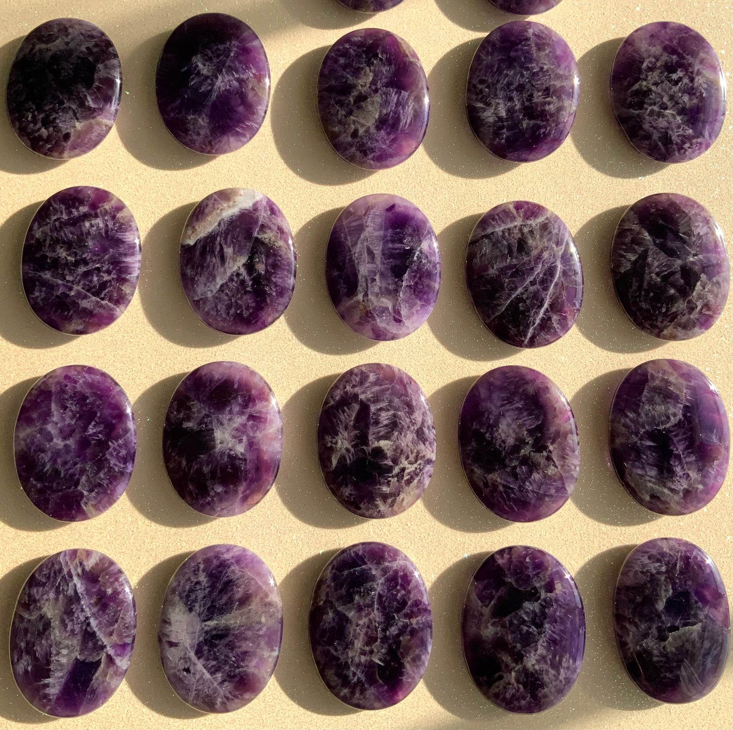 Super seven Amethyst Flat