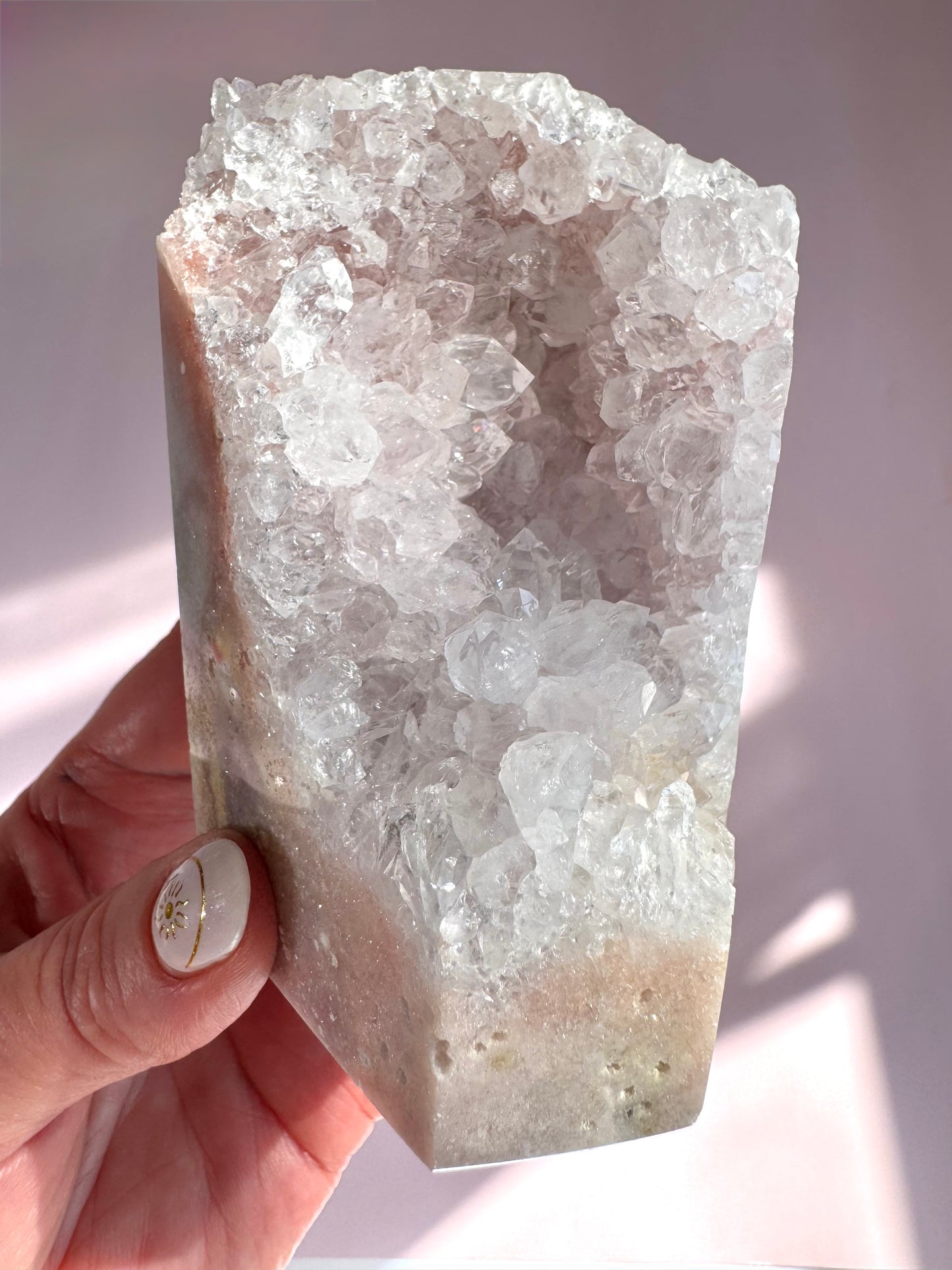 Pink Amethyst Druzy Tower