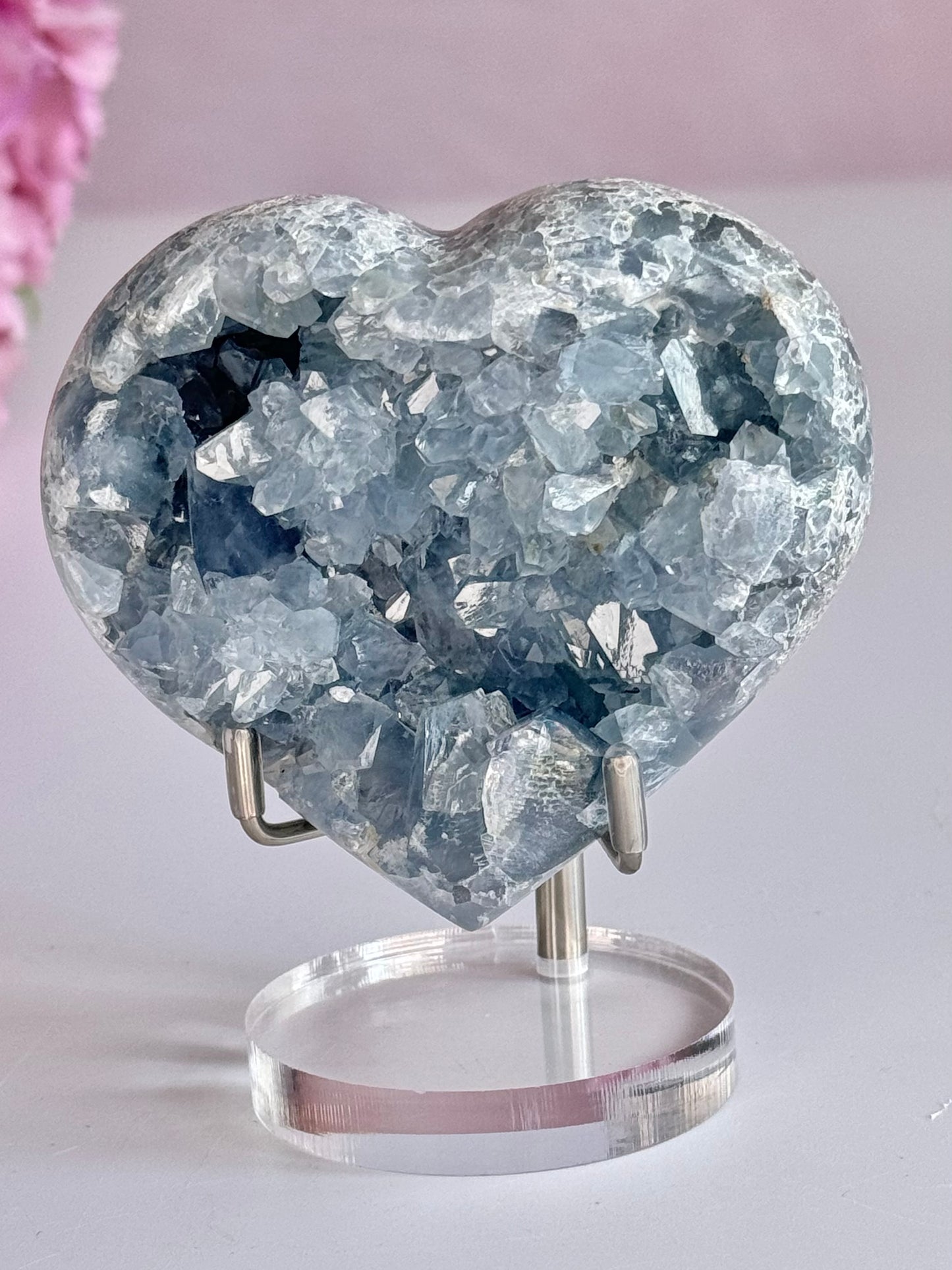 Celestite Heart-R