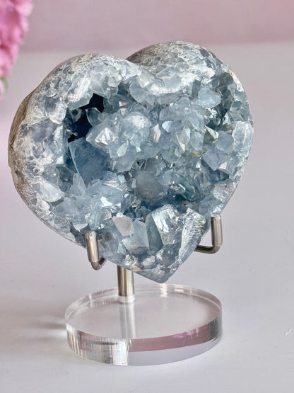 Celestite Heart-R