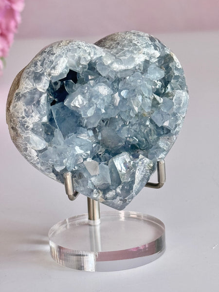 Celestite Heart-R