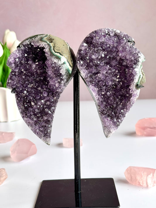 Amethyst Angel Wings