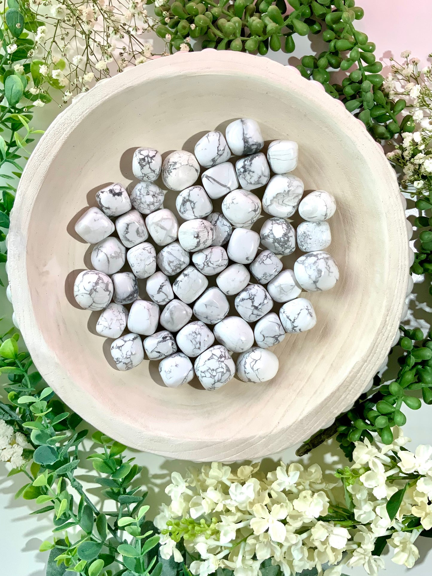 Howlite tumble