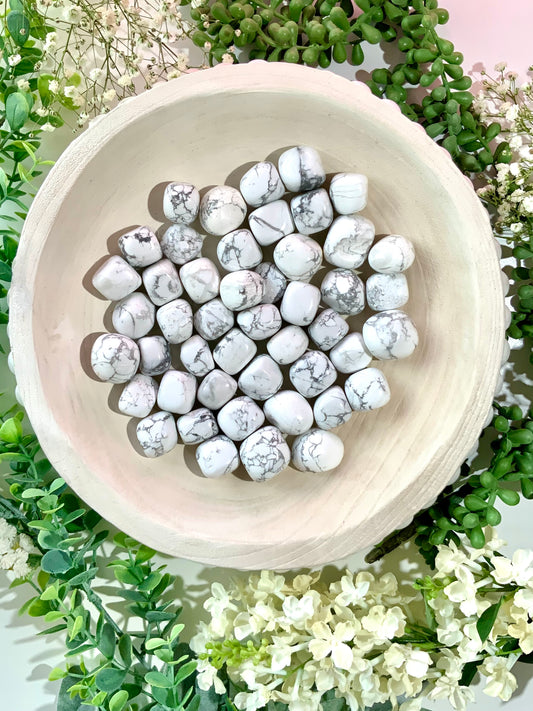 Howlite tumble
