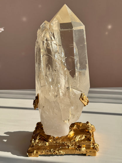 Rare Triple Cathedral Light Citrine from Bahia, Brazil Collector Quality • Exceptional Clarity • One-of-a-Kind