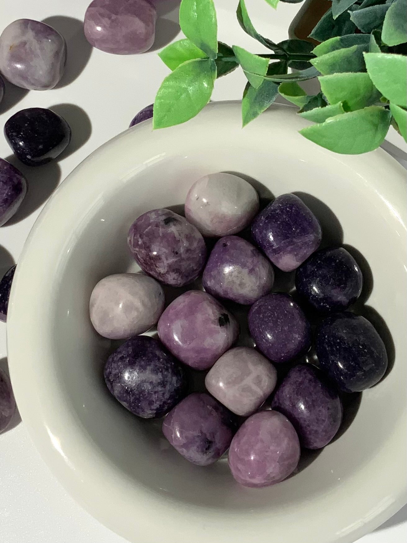 Lepidolite Tumbles