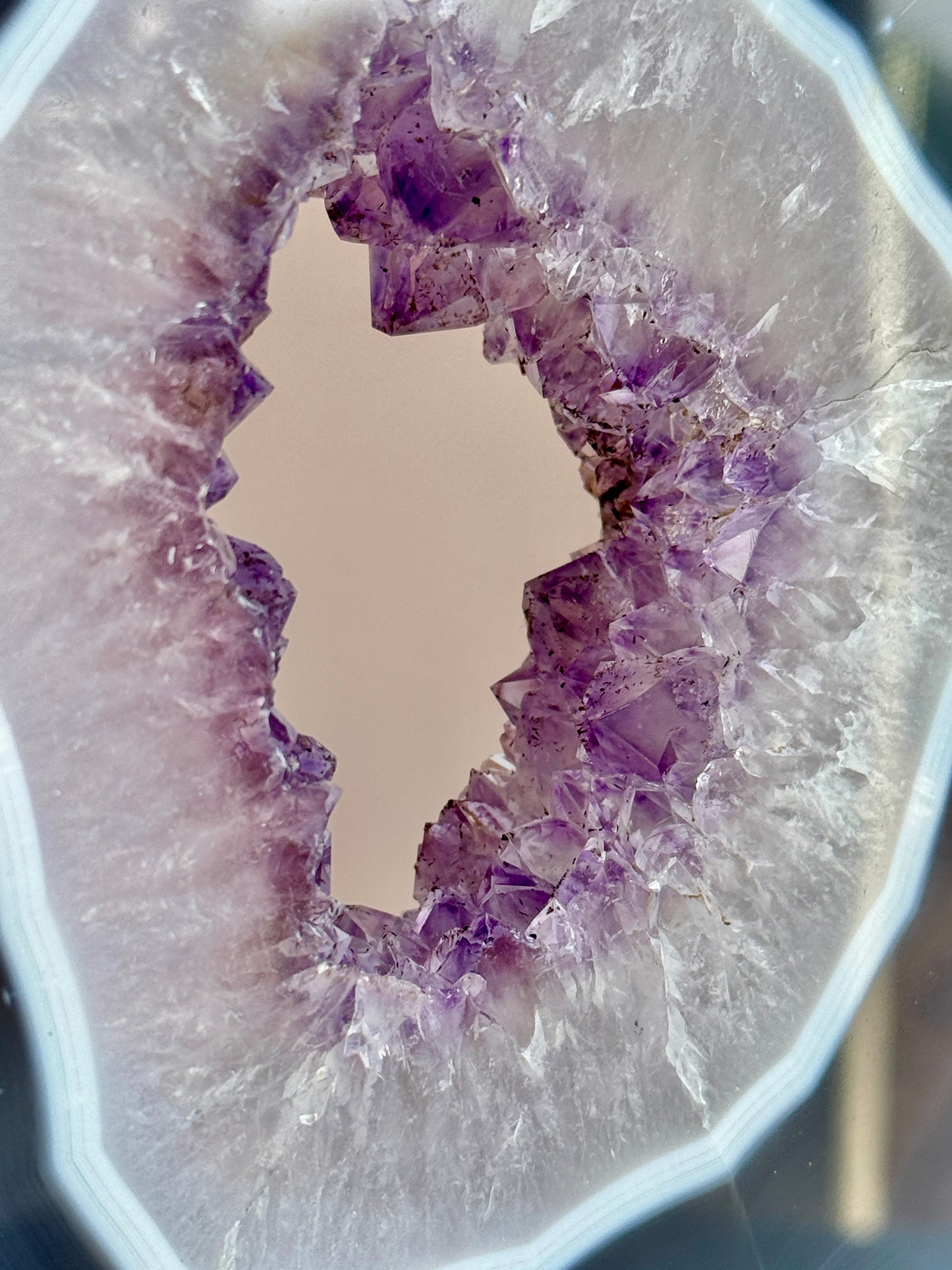 Druzy Agate Amethyst Portal