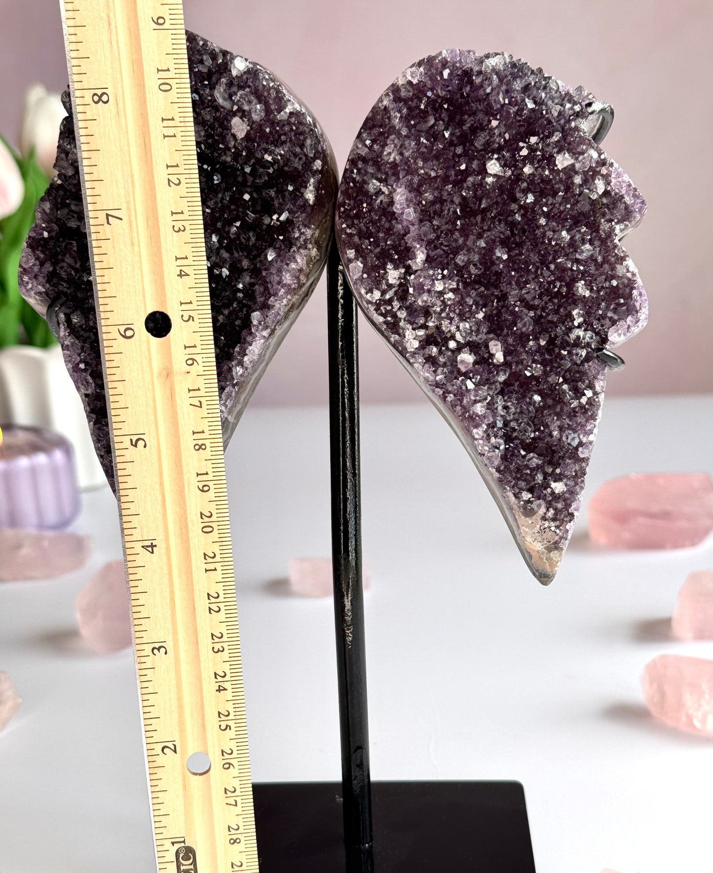 Amethyst Angel Wings