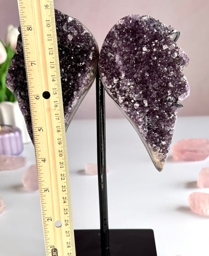 Amethyst Angel Wings
