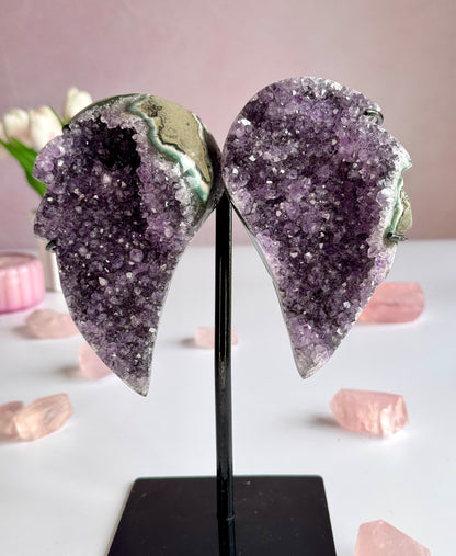 Amethyst Angel Wings
