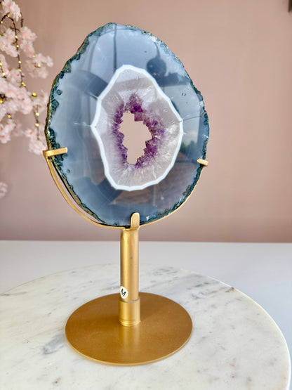 Druzy Agate Amethyst Portal