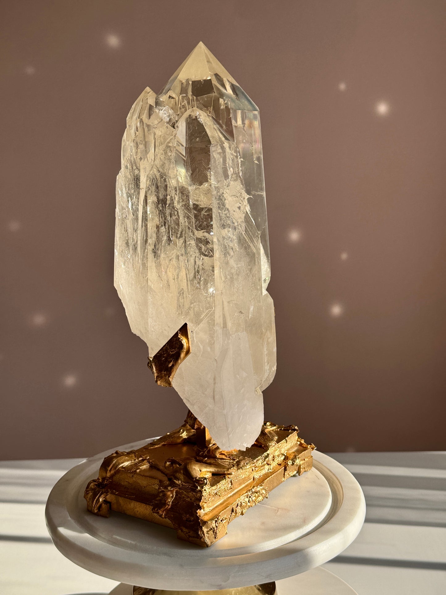 Rare Triple Cathedral Light Citrine from Bahia, Brazil Collector Quality • Exceptional Clarity • One-of-a-Kind