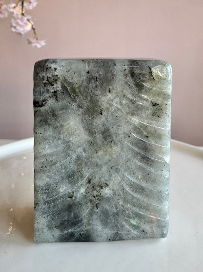 Crystal Dragon Book 6cm | Pick Your Own | Labradorite or Green Jade
