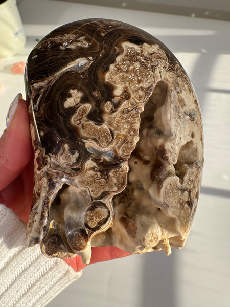 Chocolate Calcite Freeform