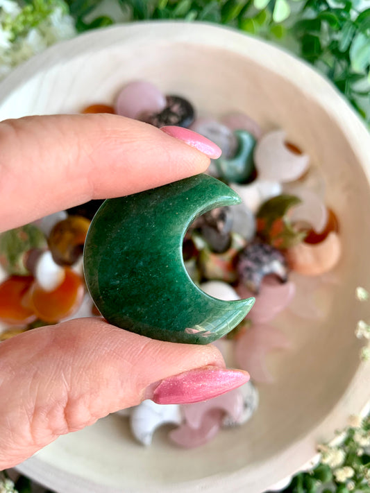 Green Aventurine Moon
