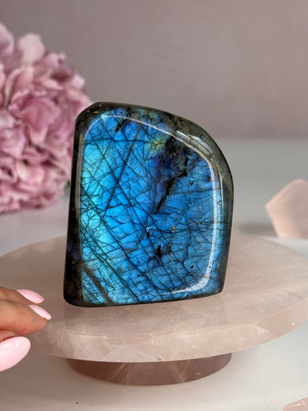 Flashy Labradorite Free-Form | High-Flash Display Crystal