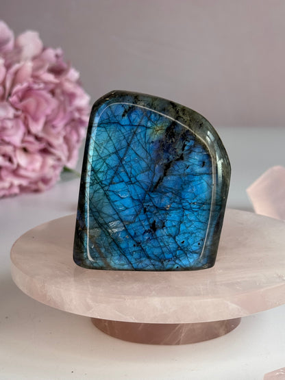 Flashy Labradorite Free-Form | High-Flash Display Crystal