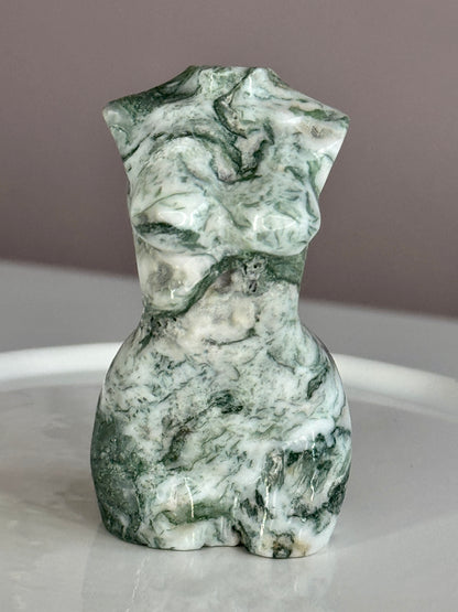 Moss Agate Goddess Bodies