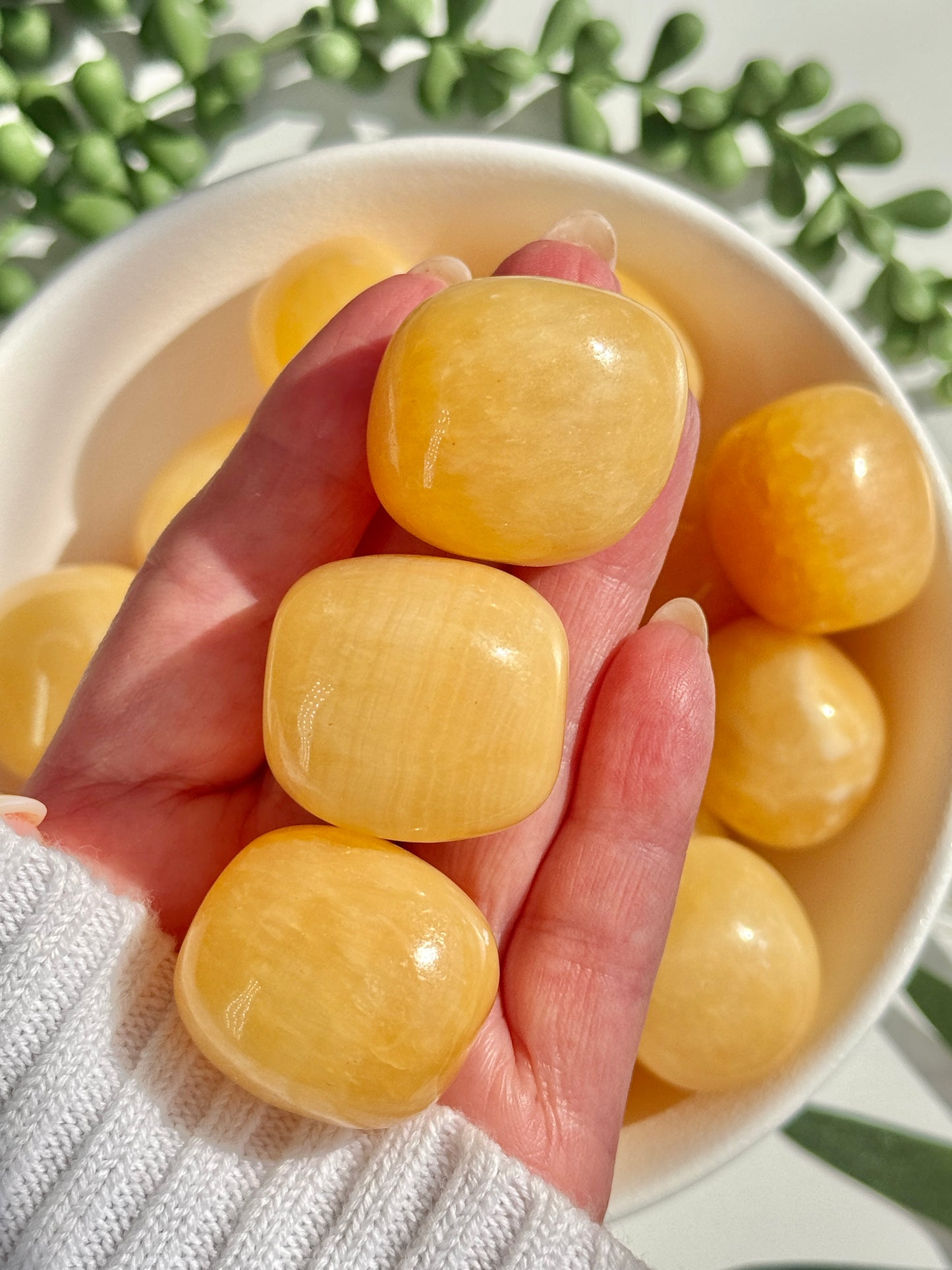 Orange Calcite Tumble