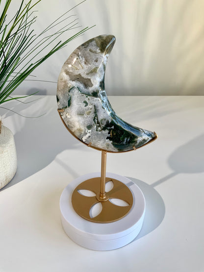Moss Agate Moon -06