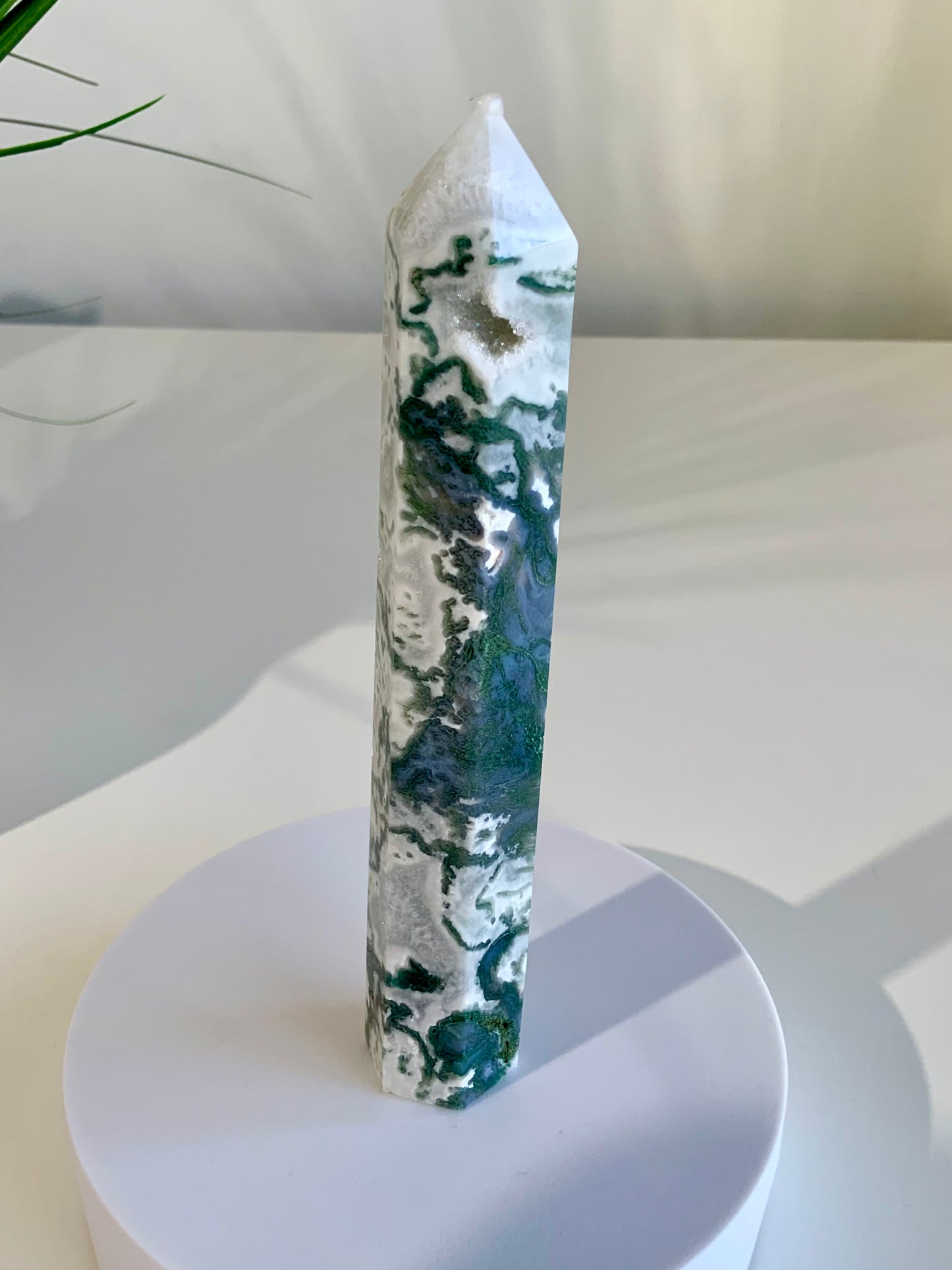 Moss Agate Tower -02- Discounted