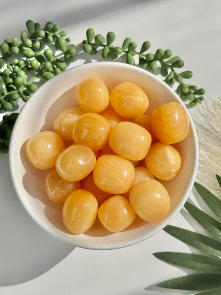Orange Calcite Tumble