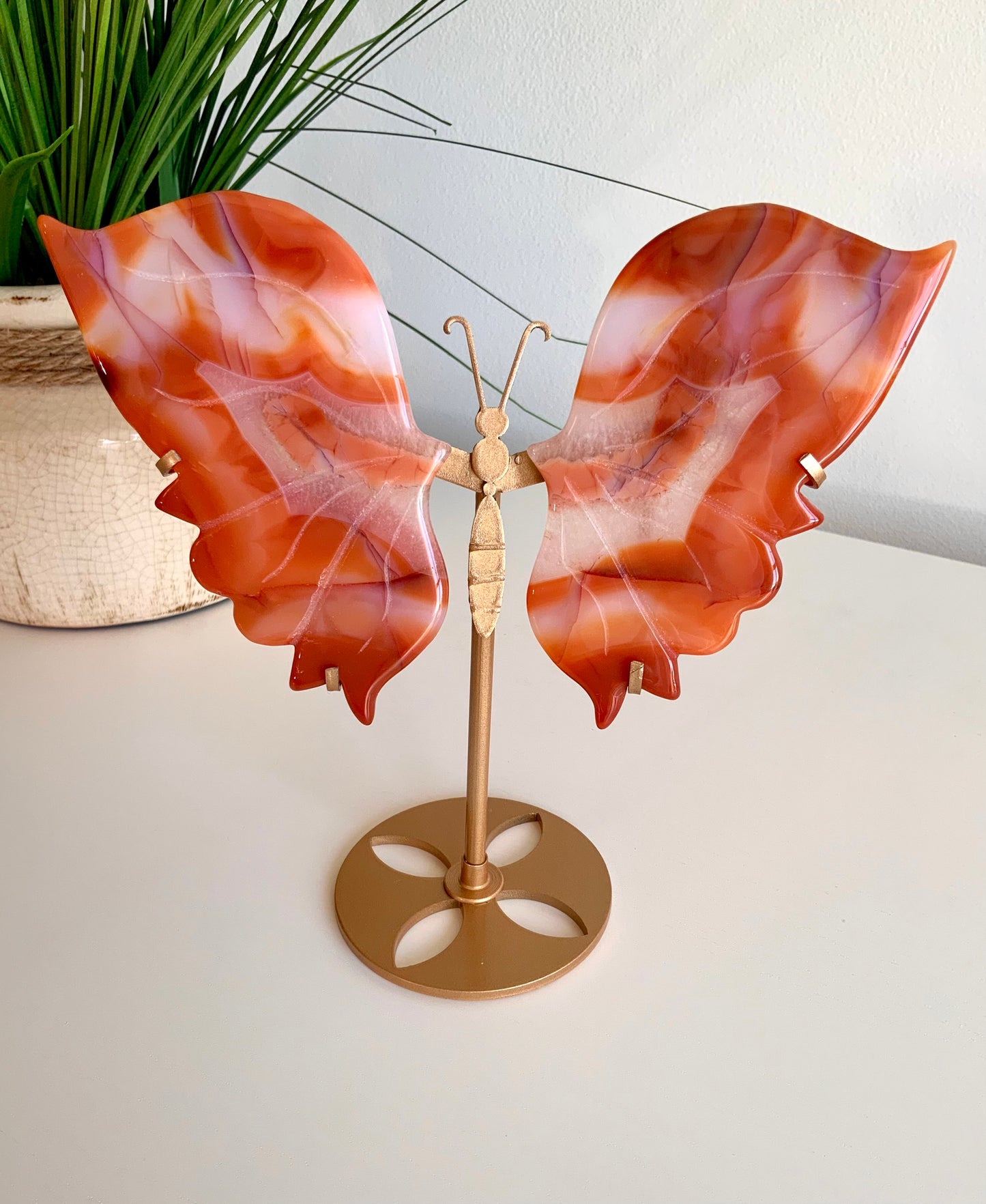 Carnelian Butterfly Crystal – Beautiful Hand Carved