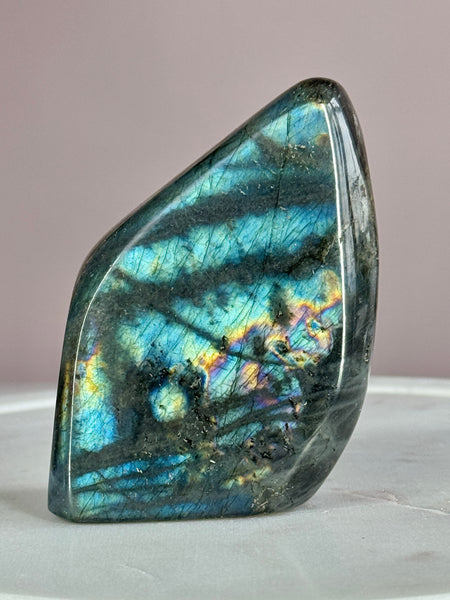 Labradorite Freeform with Brilliant Rainbow Flash (B)
