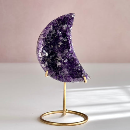 Amethyst Moon on Stand