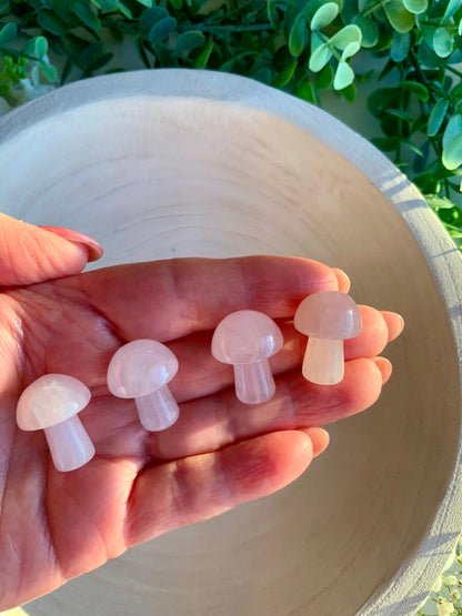 Rose Quartz mushroom