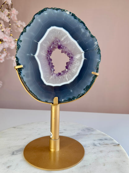 Druzy Agate Amethyst Portal